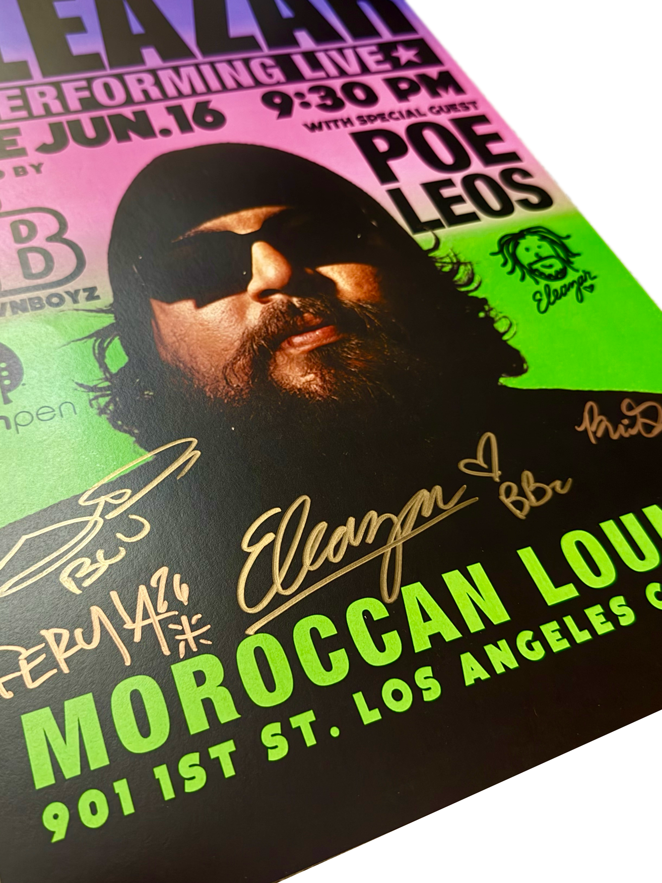 Eleazar Signed First Show Poster /50