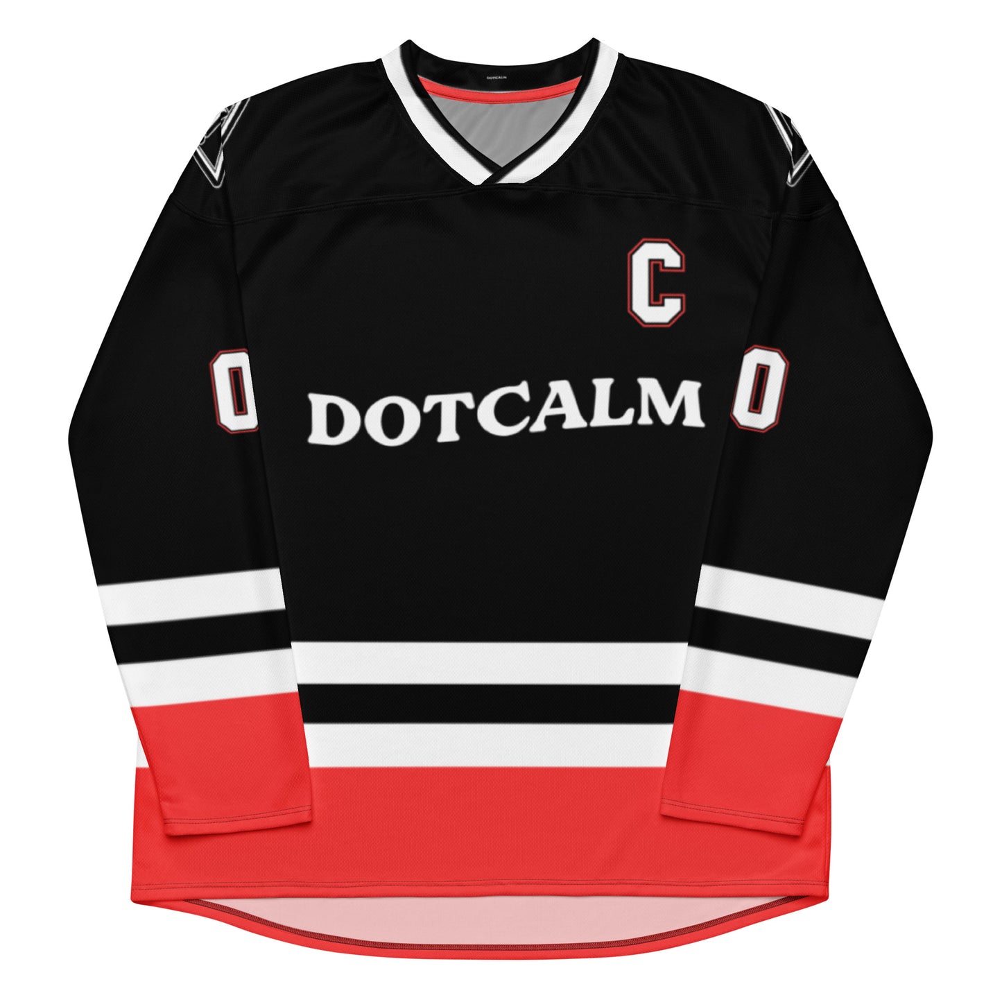 Dotcalm Hockey Jersey - Black/Red